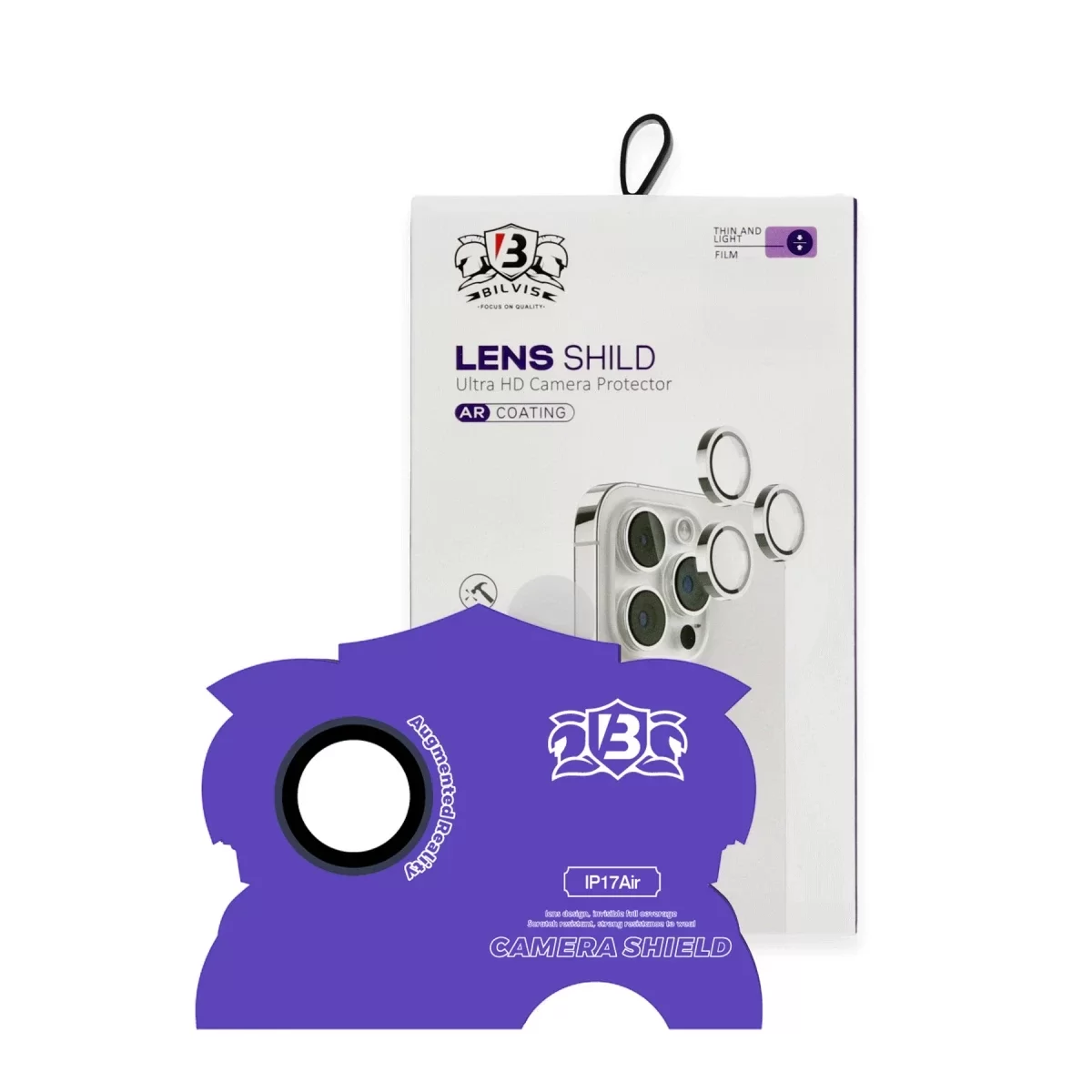 Newface Apple iPhone 17 Air Bilvis Titan Kamera Lens - Lacivert