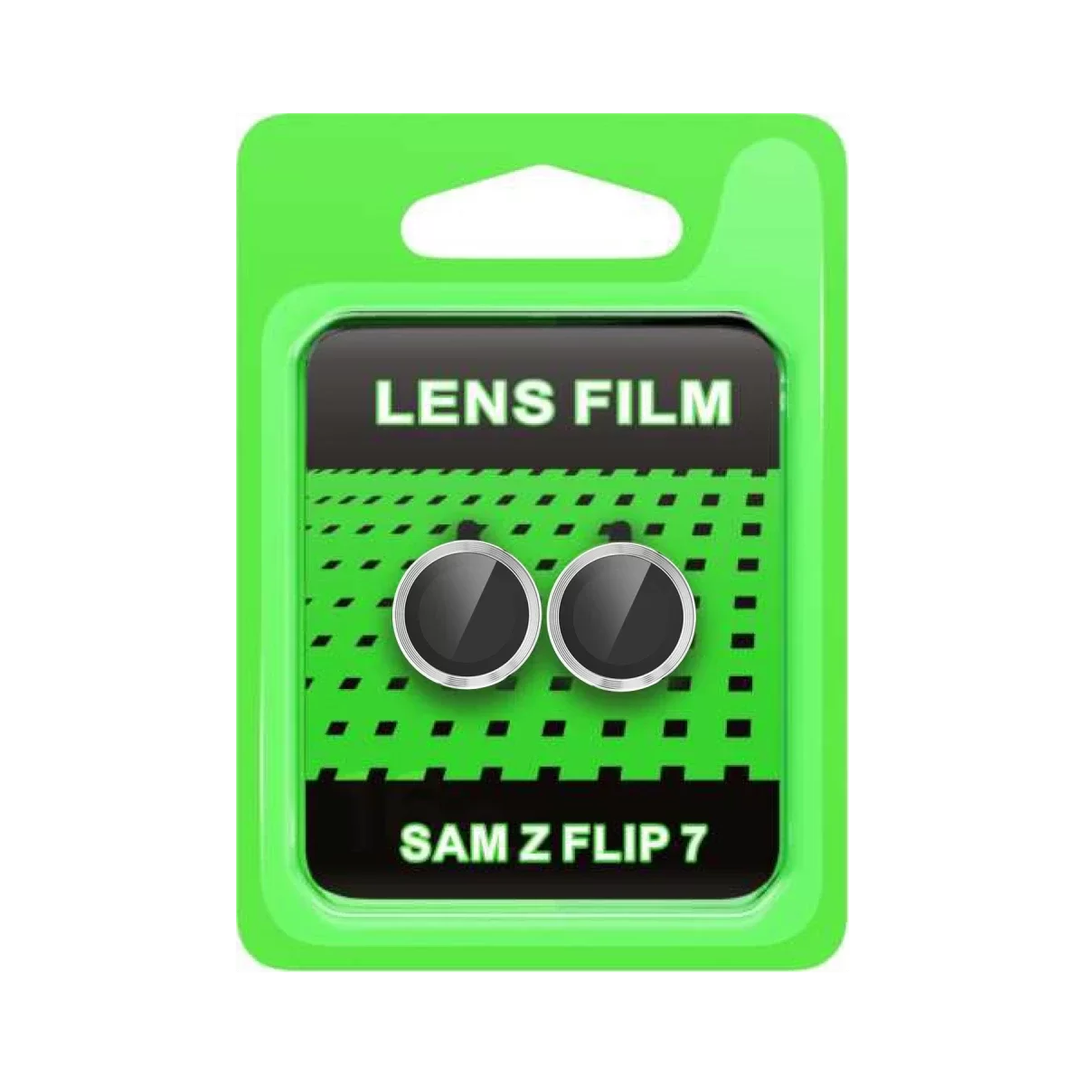 Newface Samsung Galaxy Z Flip 7 Raze Metal Kamera Lens - Gümüş