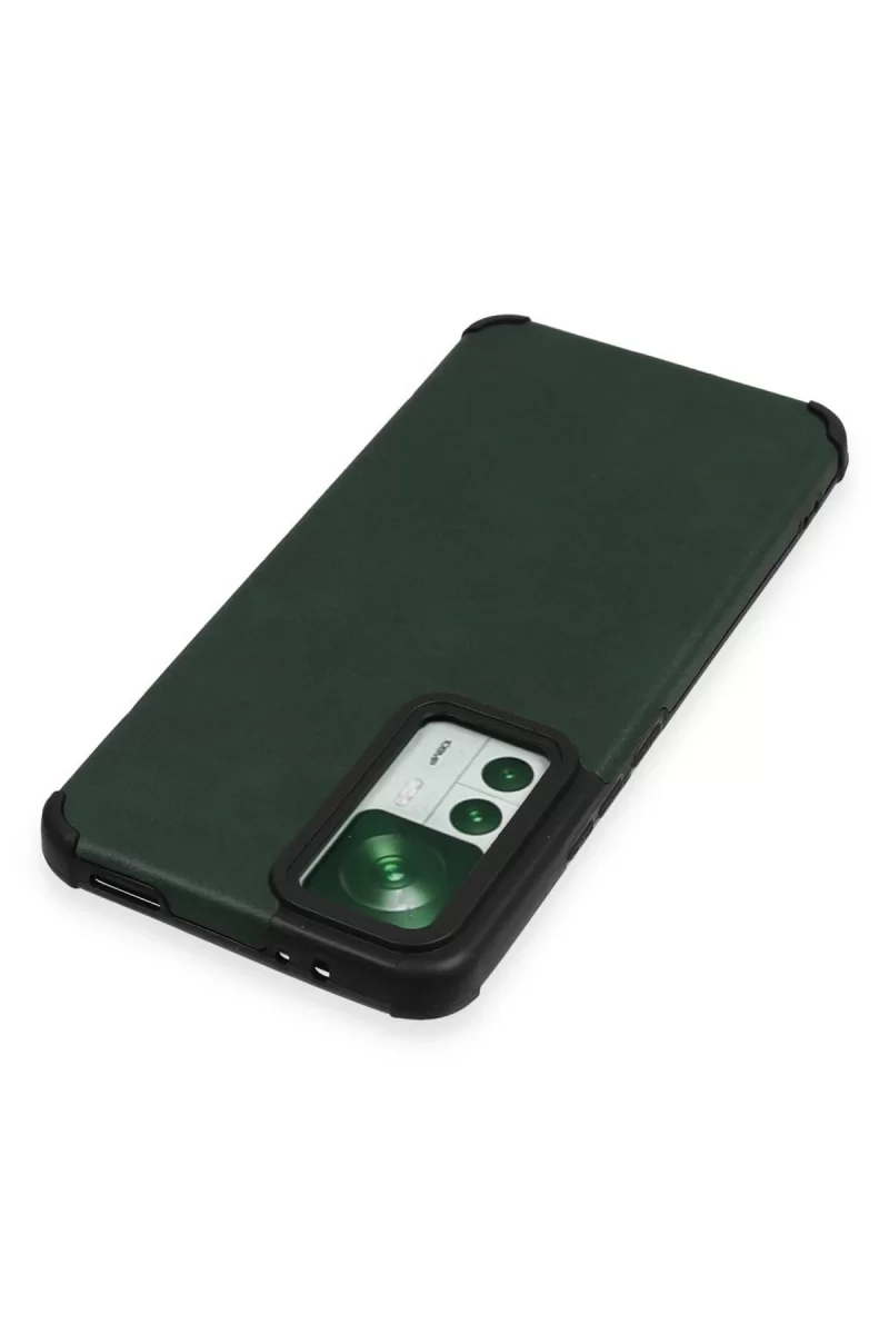 Newface Xiaomi Mi 12T Kılıf Loop Deri Silikon - Yeşil