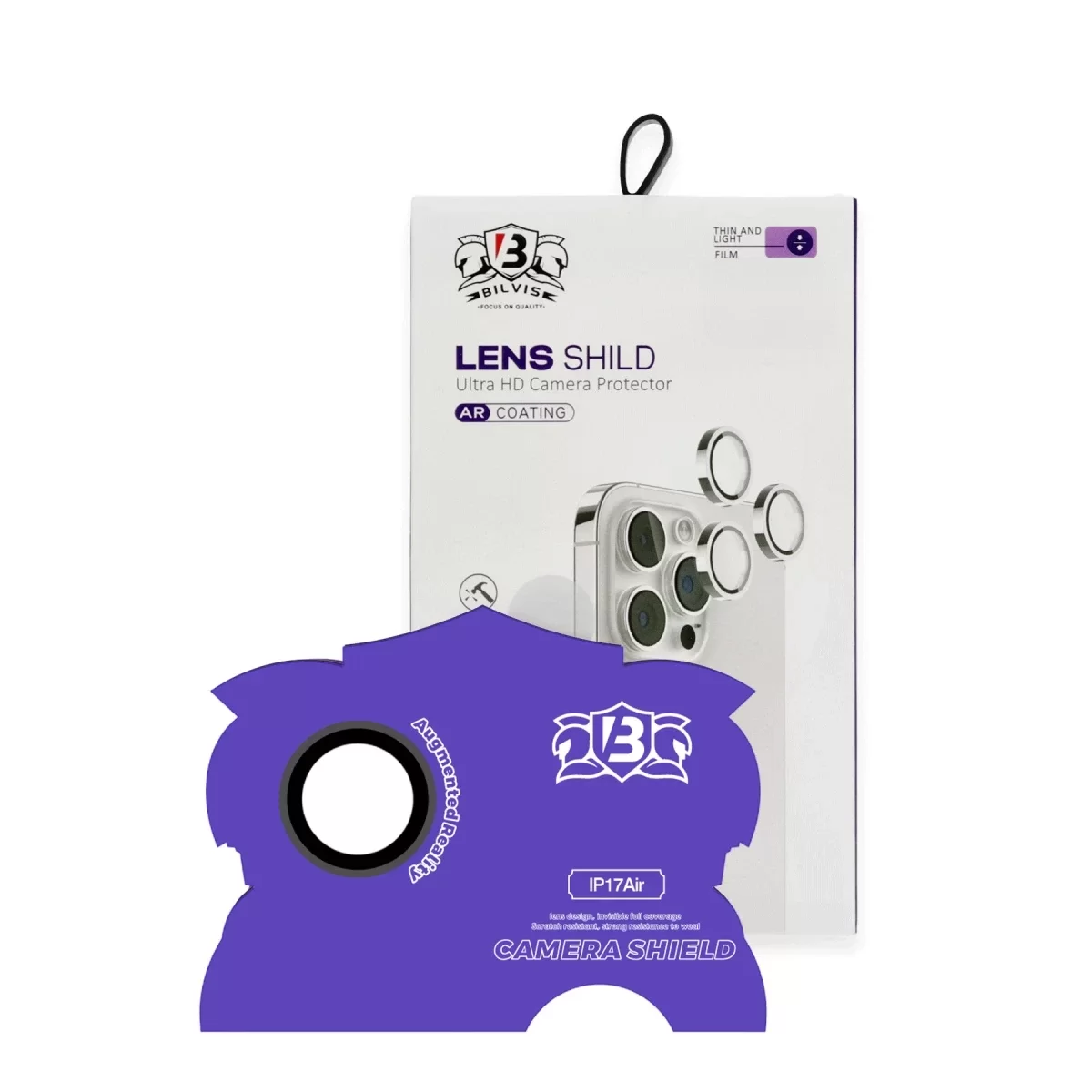 Newface Apple iPhone 17 Air Bilvis Titan Kamera Lens - Siyah