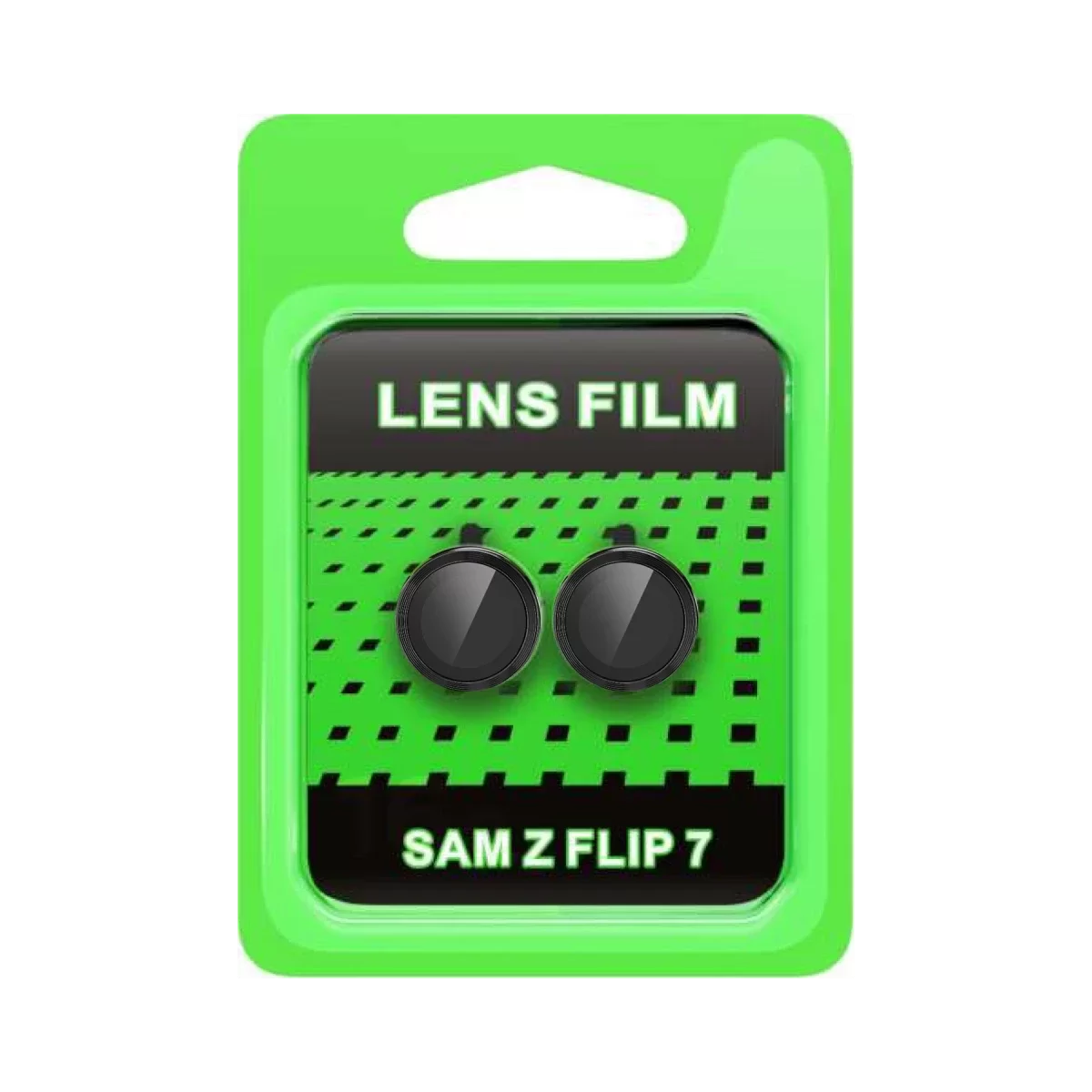 Newface Samsung Galaxy Z Flip 7 Raze Metal Kamera Lens - Siyah