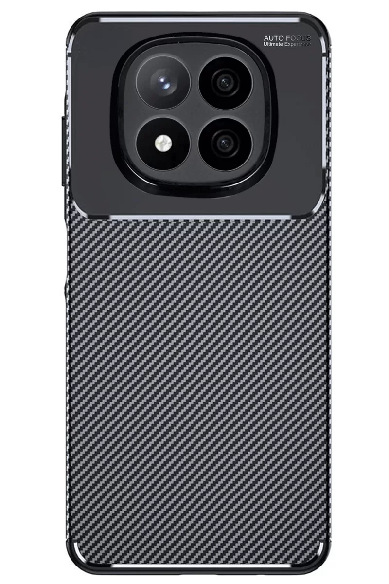 Newface Xiaomi Redmi Note 14 Pro 5G Kılıf Auto Focus Karbon Kapak - Siyah