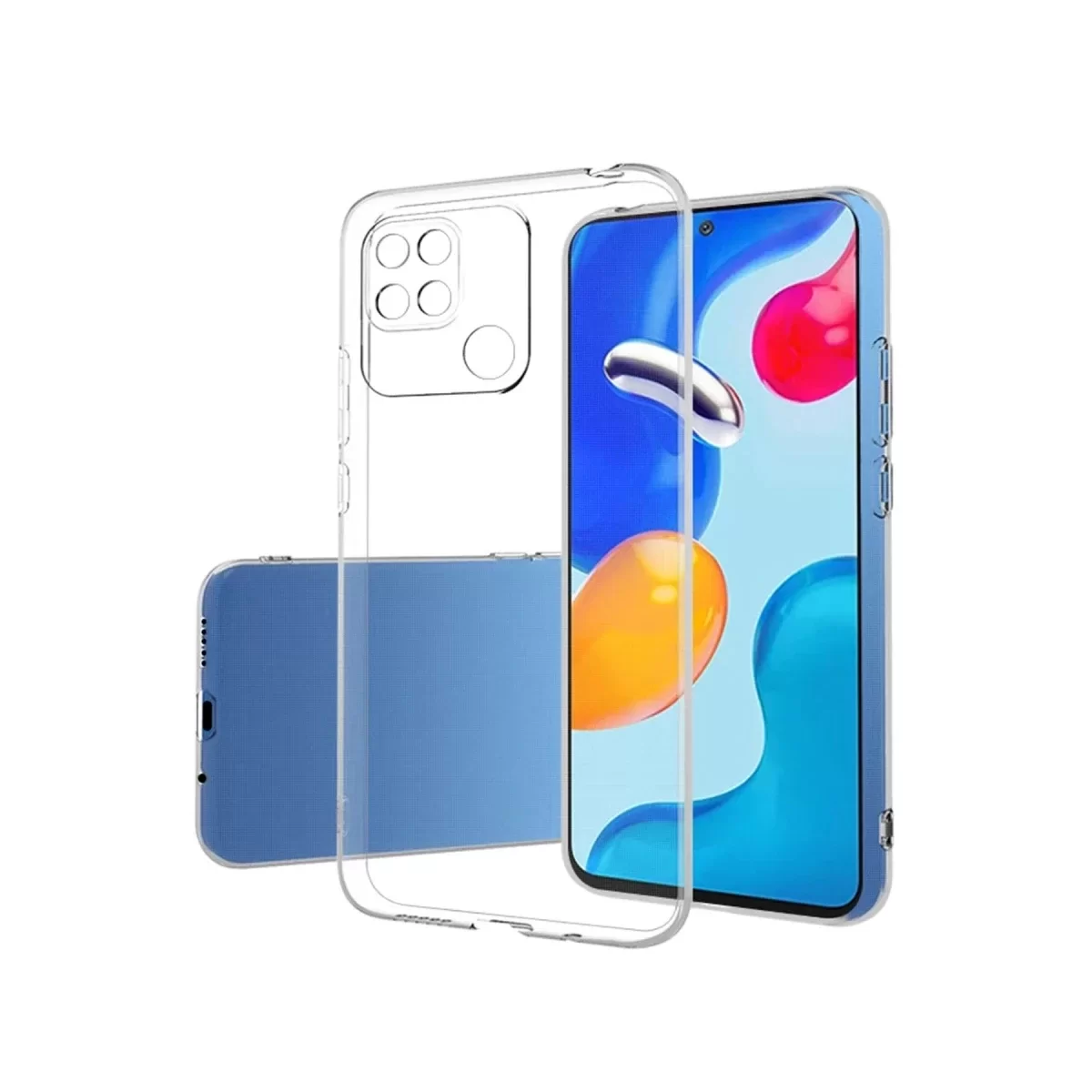 Newface Xiaomi Redmi 10C Kılıf Lüx Şeffaf Silikon