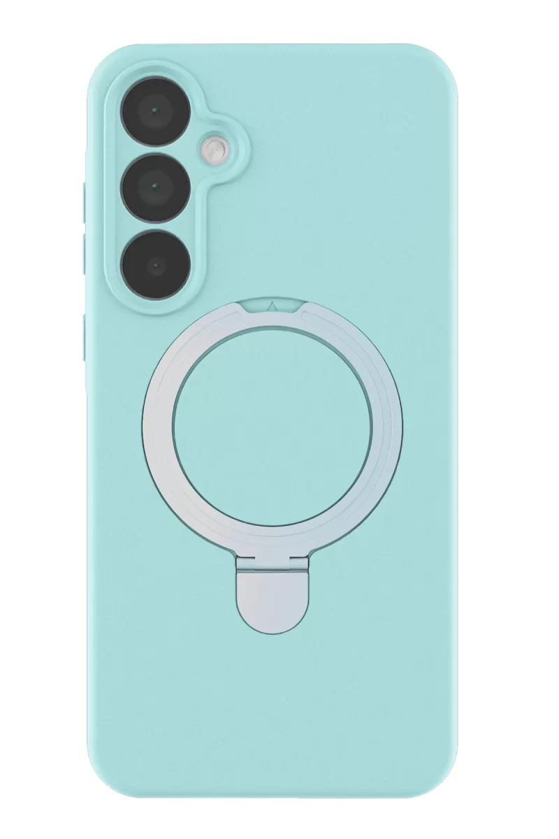 Newface Samsung Galaxy A35 5G Regal Magsafe Standlı Kapak - Su Yeşili