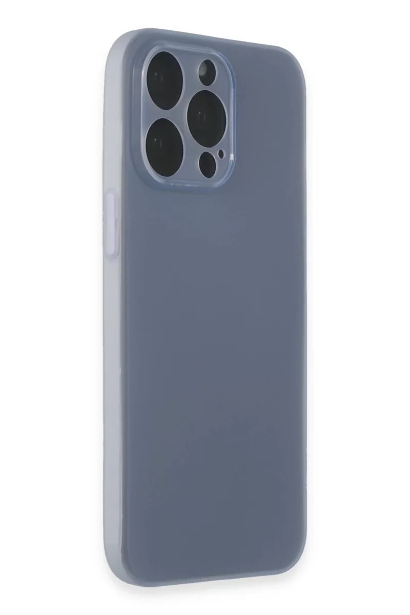 Newface Apple iPhone 15 Pro Kılıf Puma Silikon - Mavi