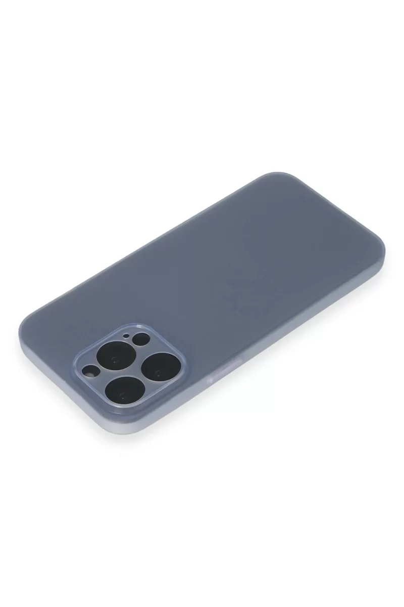 Newface Apple iPhone 15 Pro Kılıf Puma Silikon - Mavi