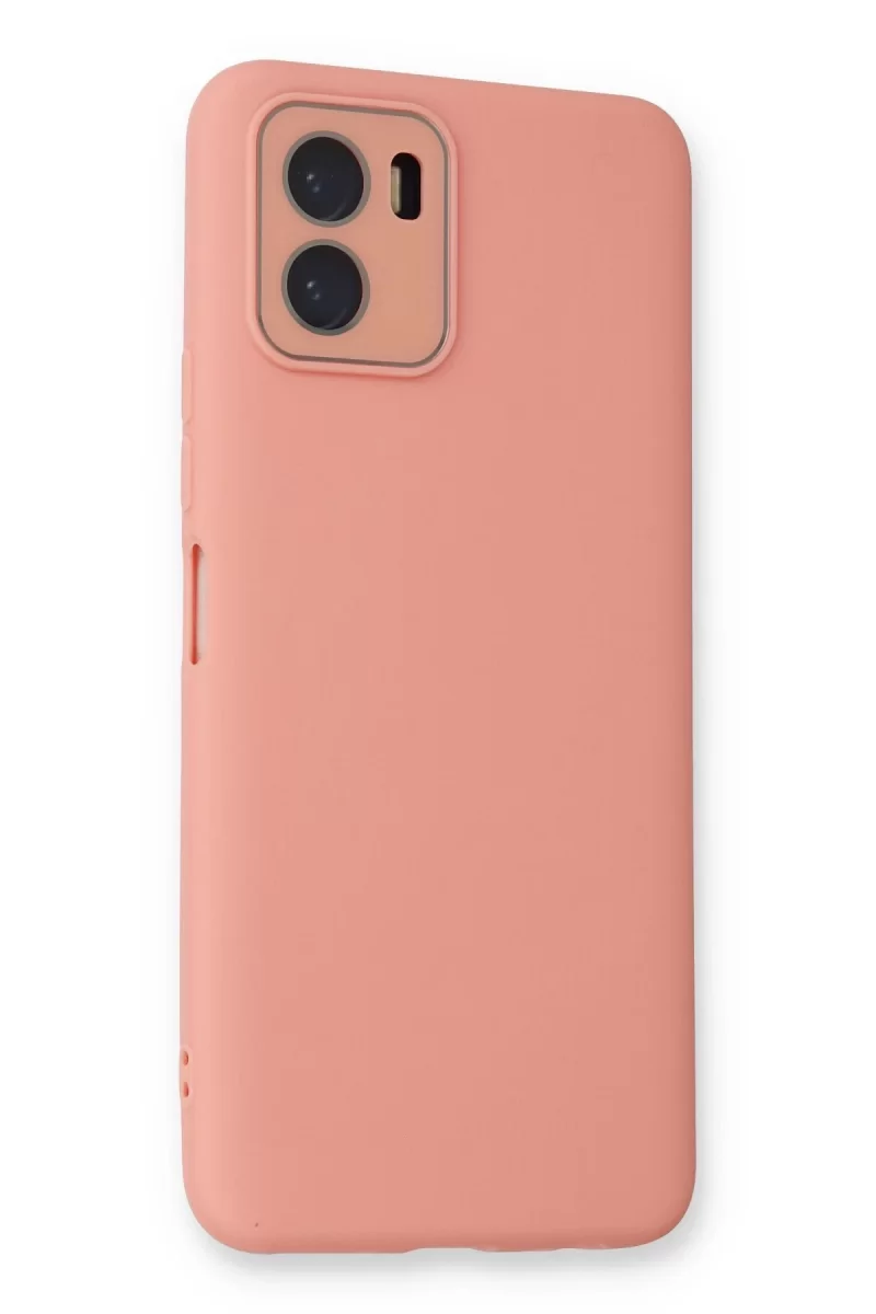 Newface Vivo Y15S Kılıf Lansman Glass Kapak - Pembe
