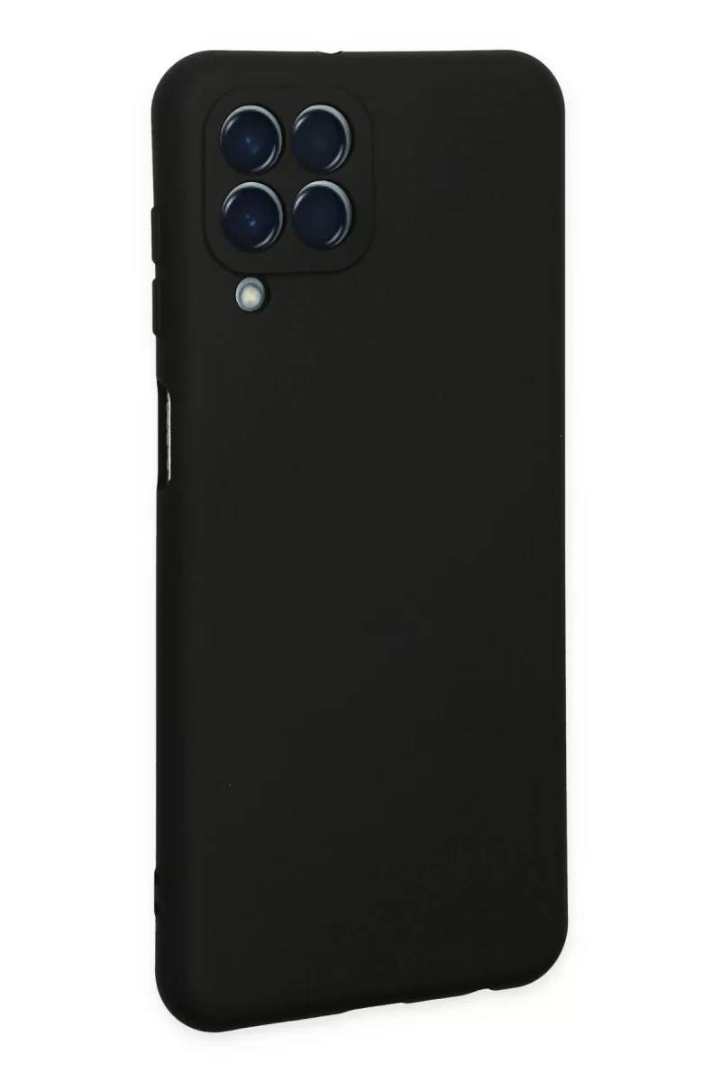 Newface Samsung Galaxy M33 Kılıf Nano içi Kadife Silikon - Siyah