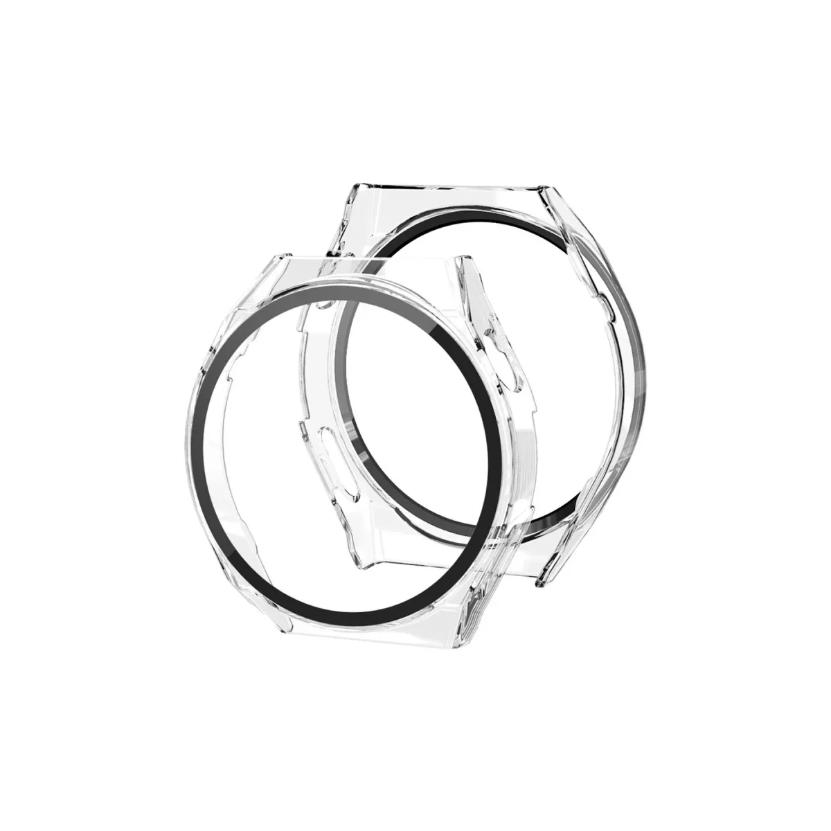 Newface Huawei Watch GT3 Pro 46mm Dota Camlı Kasa Ekran Koruyucu - Şeffaf