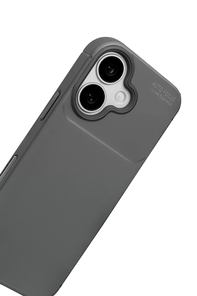 Newface Apple iPhone 17 Auto Focus Karbon Kapak - Gri