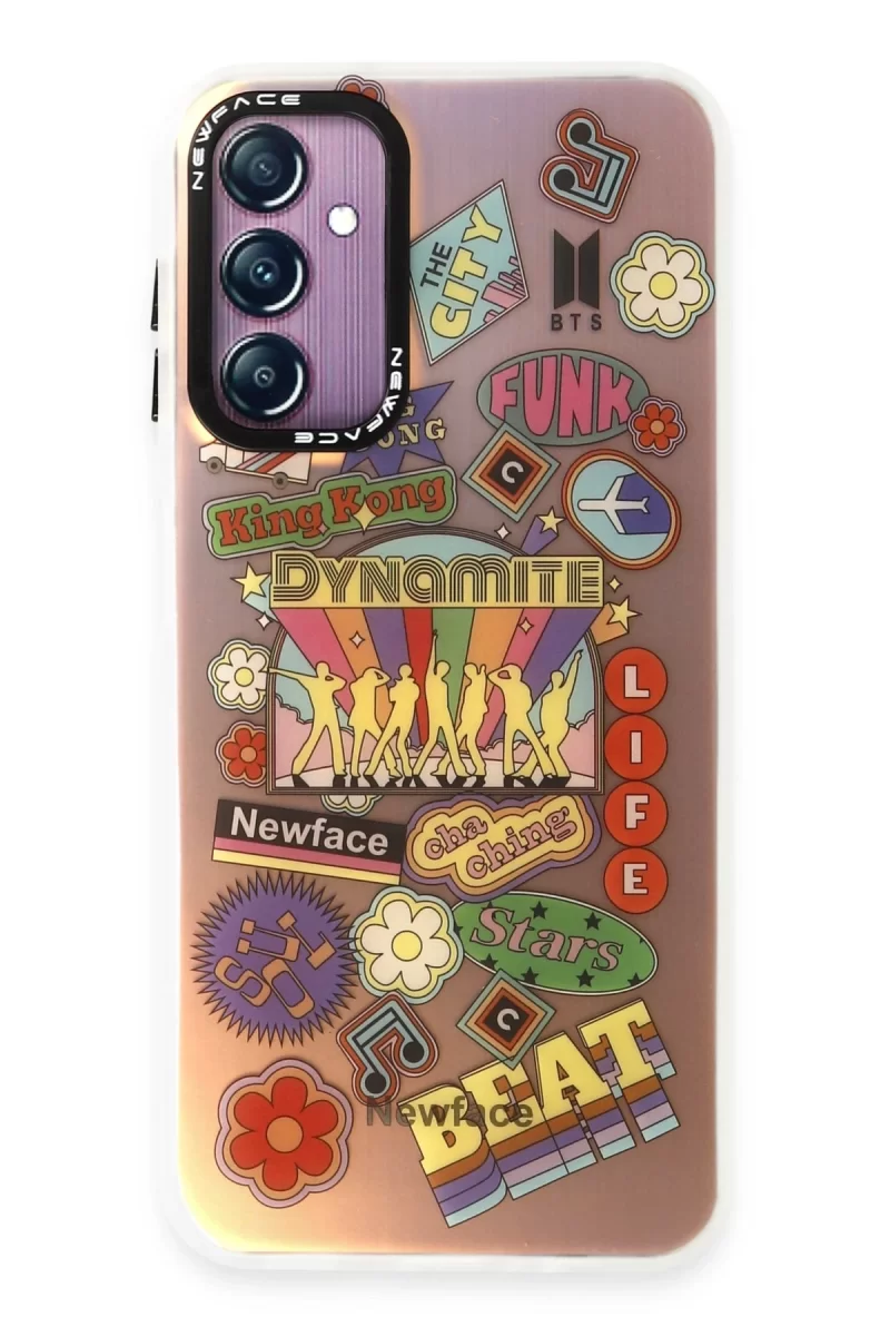 Newface Samsung Galaxy A14 4G Kılıf Estoril Desenli Kapak - Estoril - 14