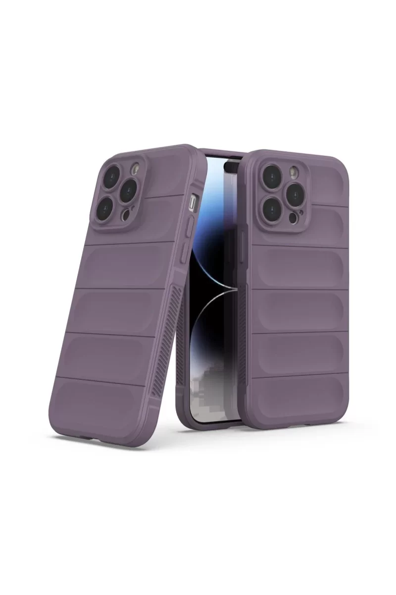 Newface Apple iPhone 15 Pro Max Kılıf Optimum Silikon - Mor