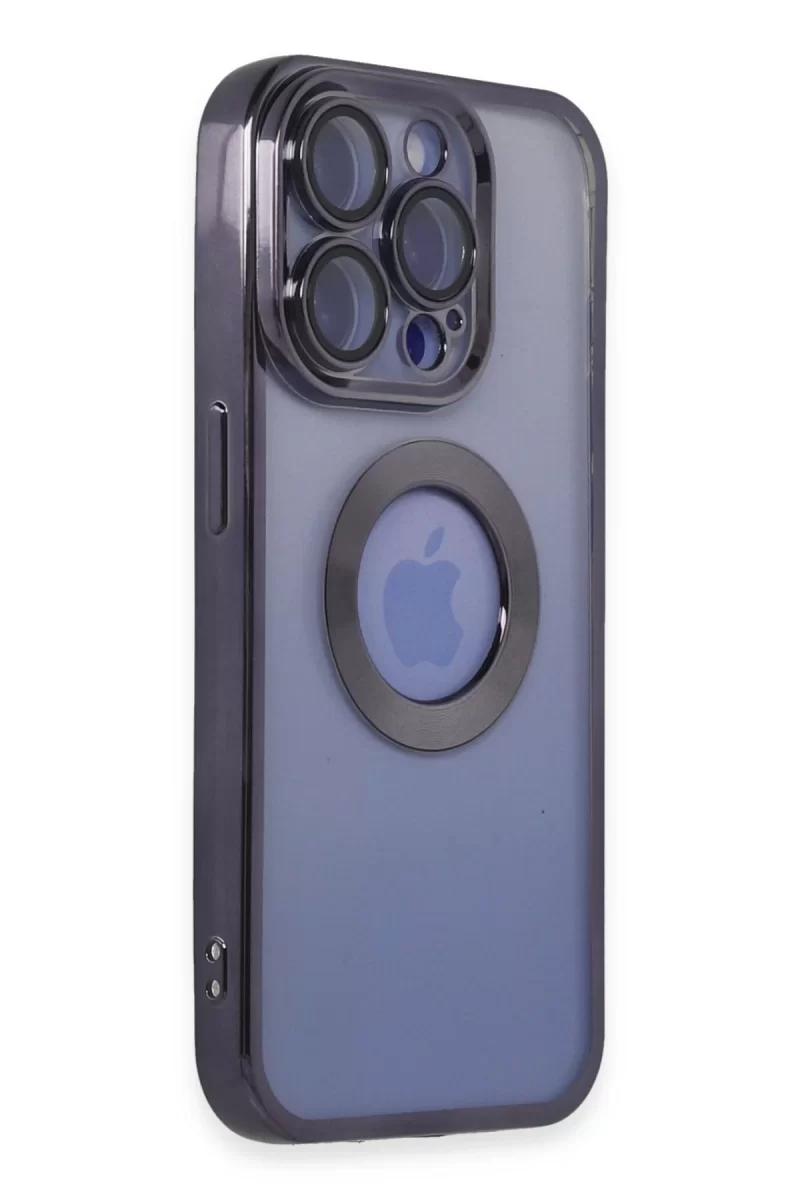 Newface Apple iPhone 15 Pro Max Kılıf Slot Silikon - Mor