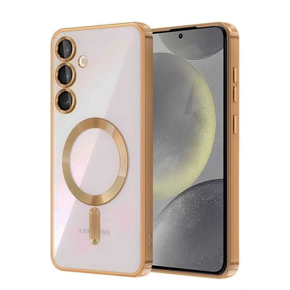 Newface Samsung Galaxy A36 Kross Magneticsafe Kapak - Çöl Titanyum