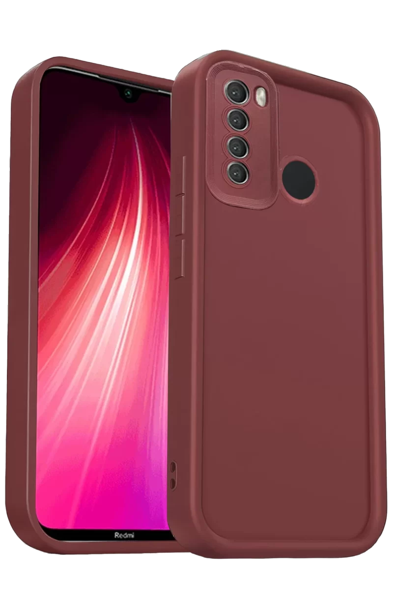 Newface Xiaomi Redmi Note 8 Kılıf Viera Silikon - Bordo