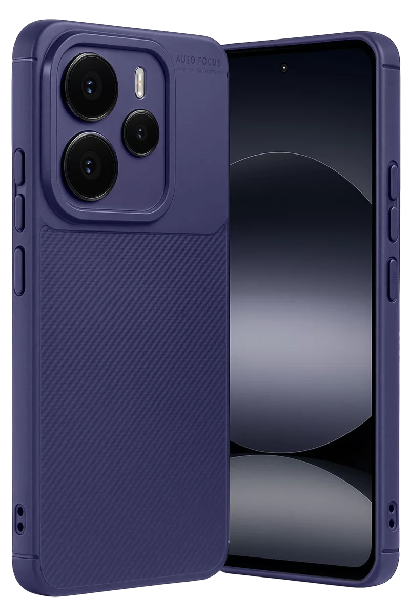 Newface Xiaomi Note 14 5G Auto Focus Karbon Kapak - Lacivert