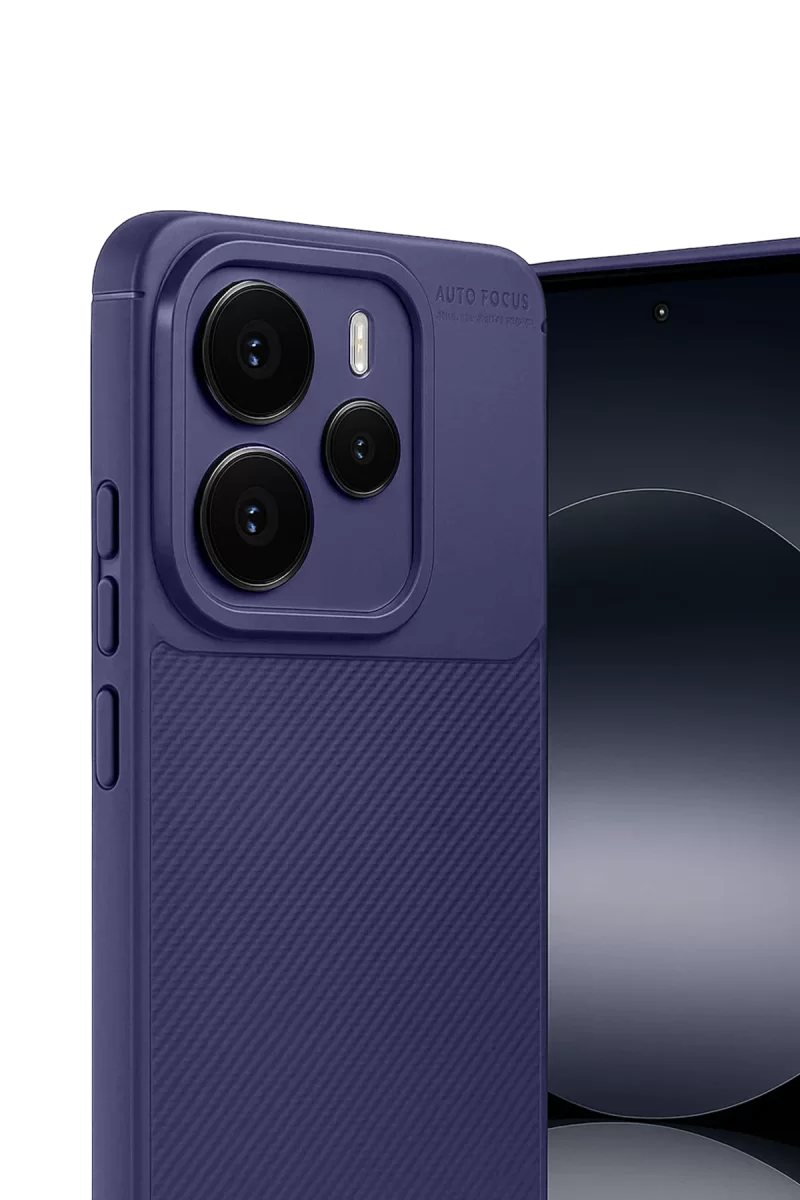 Newface Xiaomi Note 14 5G Auto Focus Karbon Kapak - Lacivert