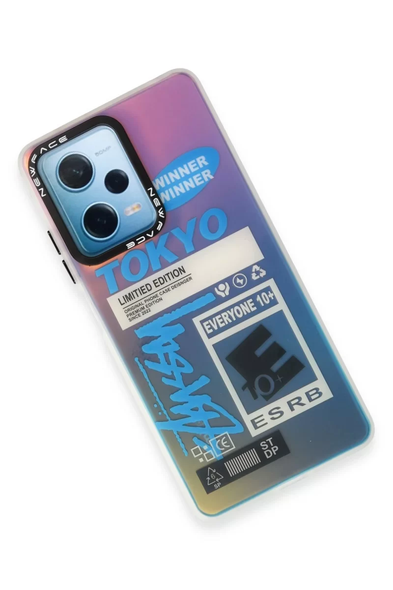 Newface Xiaomi Redmi Note 12 4G Kılıf Estoril Desenli Kapak - Estoril - 1