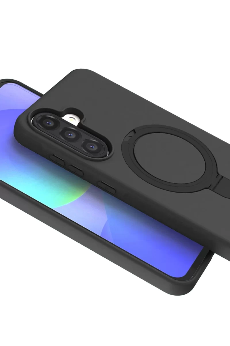 Newface Samsung Galaxy A36 Regal Magsafe Standlı Kapak - Siyah