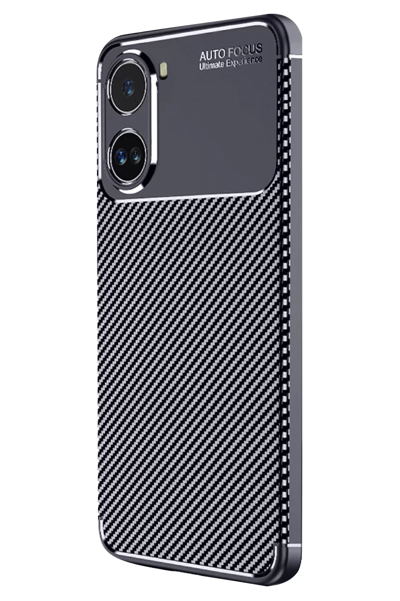 Newface Xiaomi Poco X7 Pro Kılıf Auto Focus Karbon Kapak - Lacivert