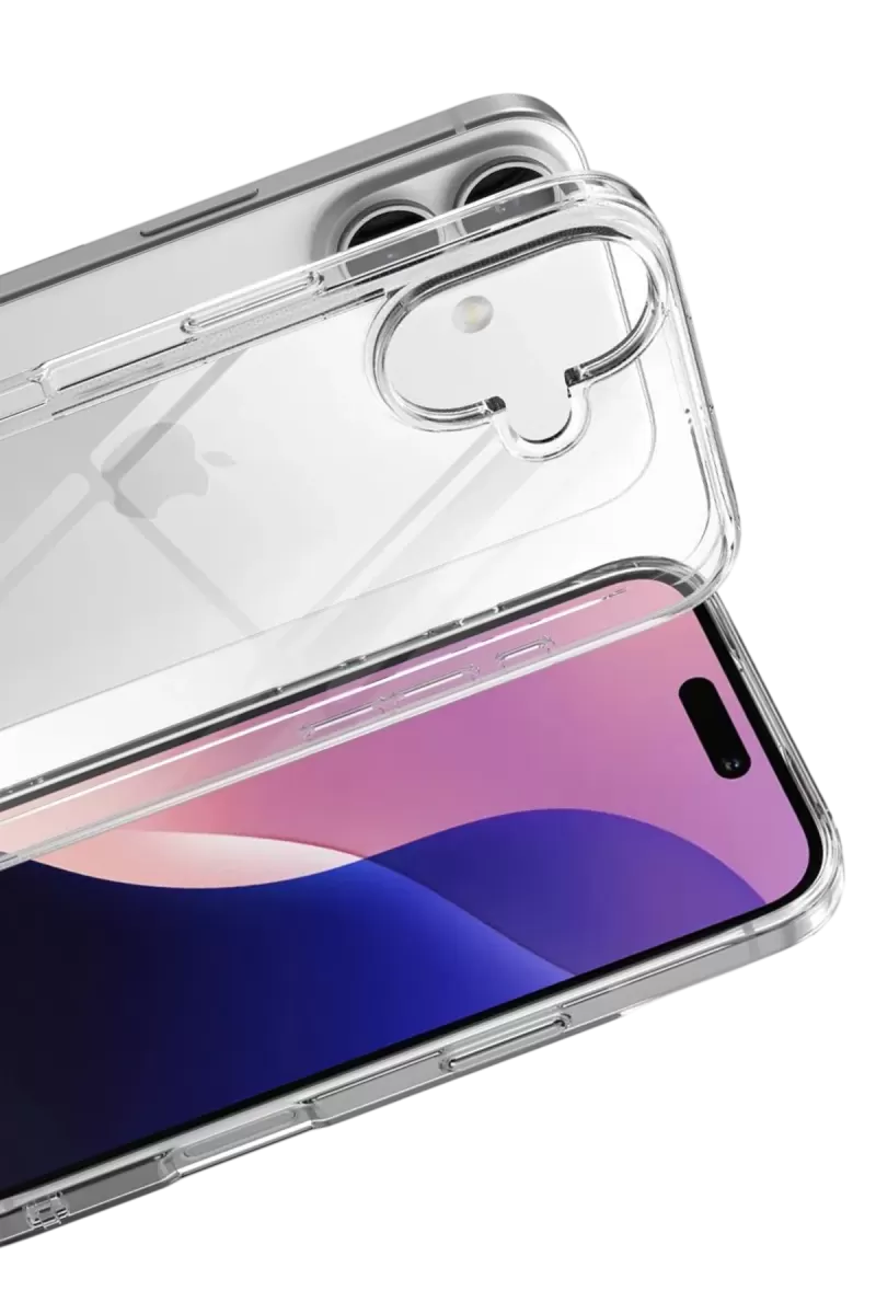 Newface Apple iPhone 17 Lüx Şeffaf Silikon - Şeffaf