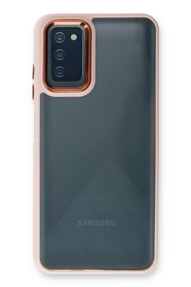 Newface Samsung Galaxy A03S Kılıf Dora Kapak - Pudra