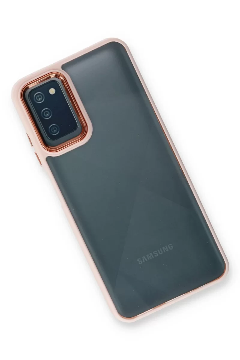 Newface Samsung Galaxy A03S Kılıf Dora Kapak - Pudra