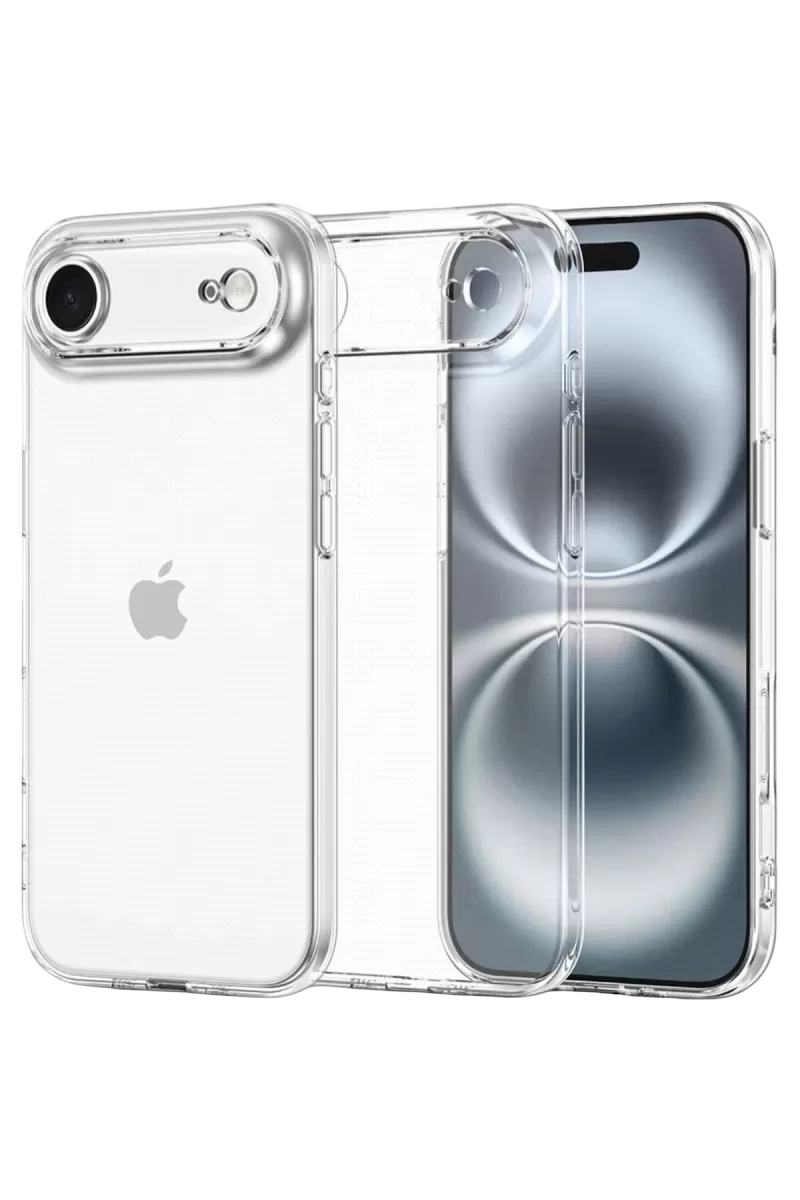Newface Apple iPhone 17 Air Lüx Şeffaf Silikon - Şeffaf