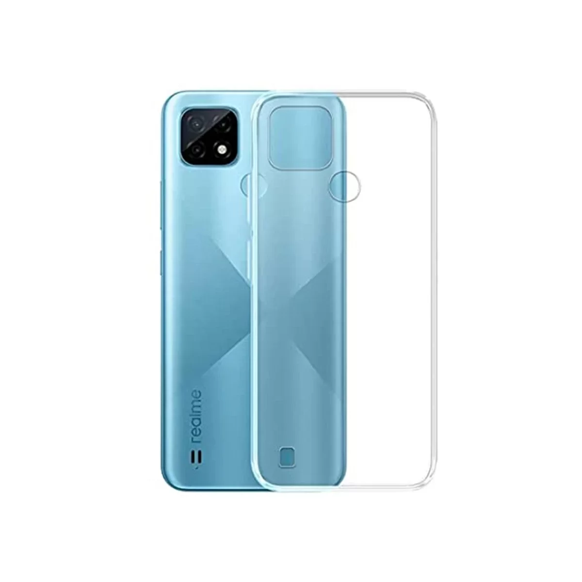 Newface Realme C21 Kılıf Lüx Şeffaf Silikon