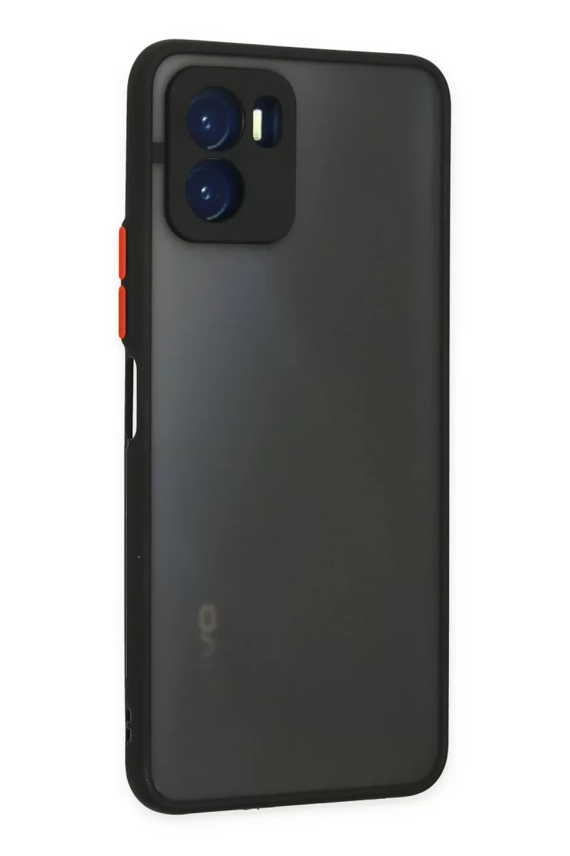 Newface Vivo Y15S Kılıf Montreal Silikon Kapak - Siyah