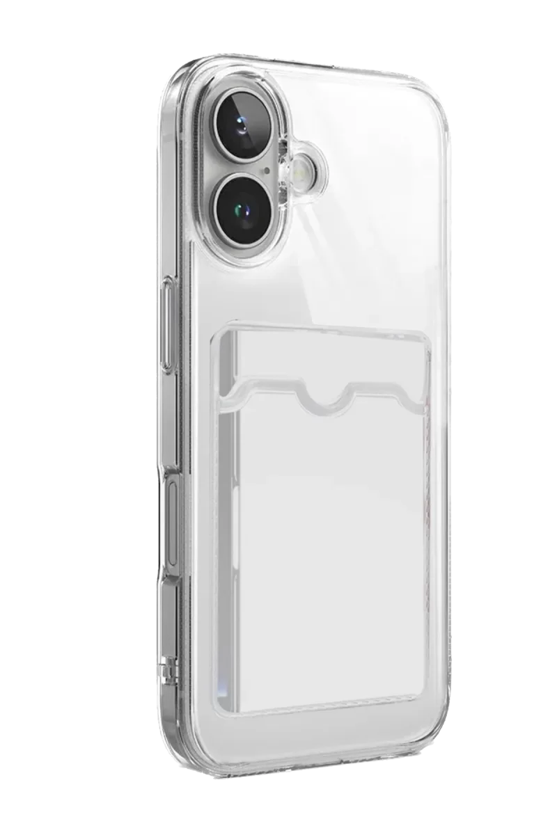 Newface Apple iPhone 17 Kart Şeffaf Silikon - Şeffaf