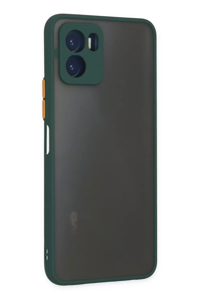 Newface Vivo Y15S Kılıf Montreal Silikon Kapak - Yeşil