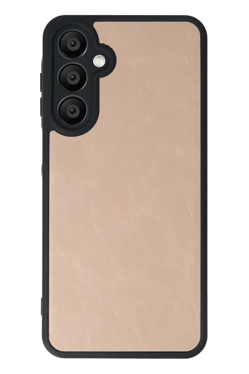 Newface Samsung Galaxy A26 Kılıf Aras Deri Kapak - Pudra