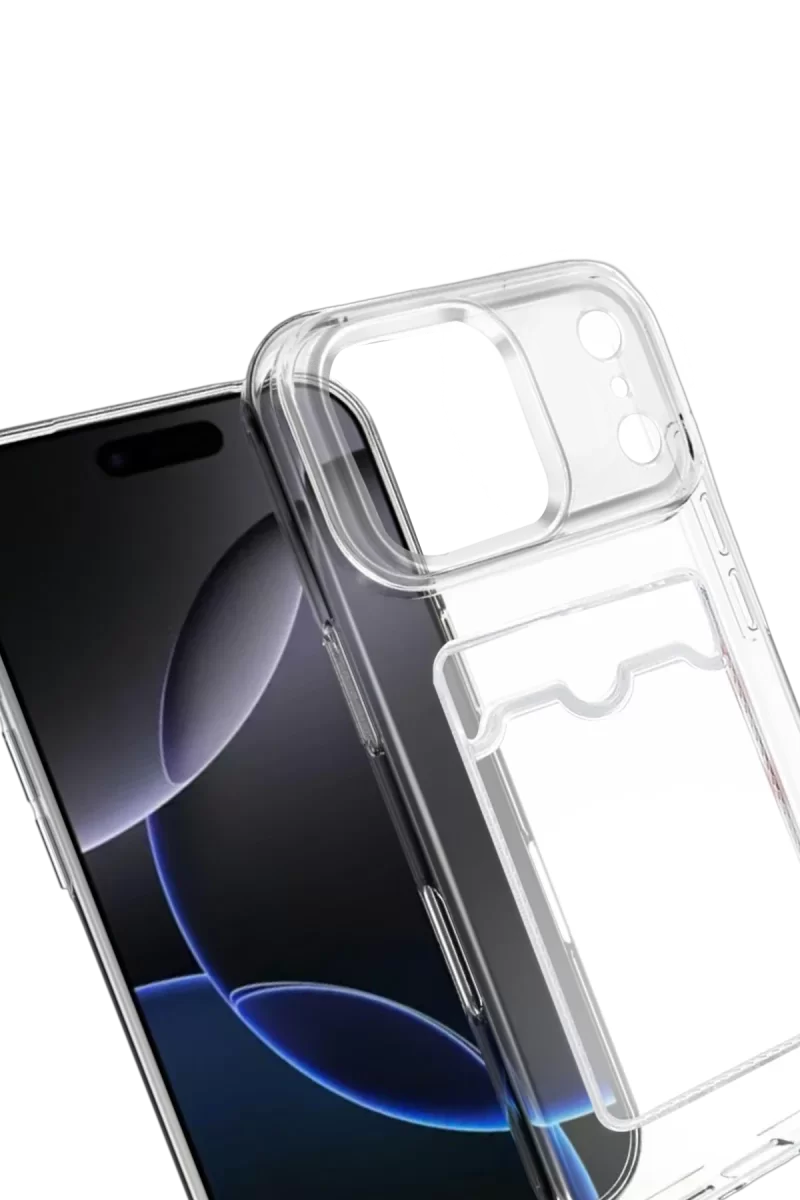 Newface Apple iPhone 17 Pro Max Kart Şeffaf Silikon - Şeffaf