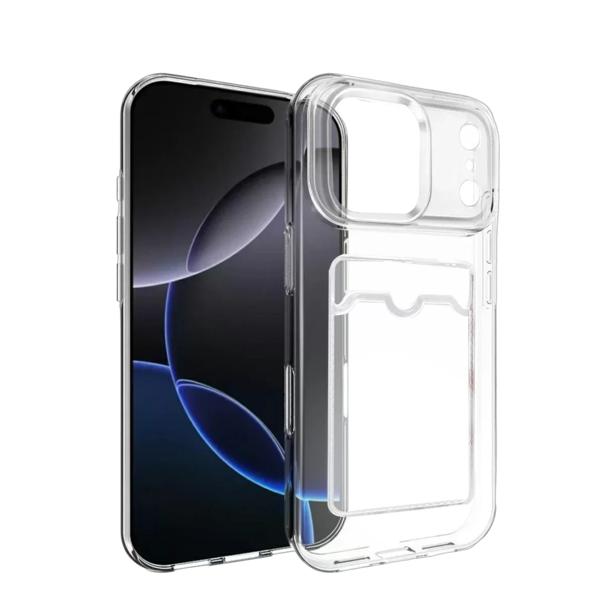 Newface Apple iPhone 17 Pro Max Kart Şeffaf Silikon - Şeffaf