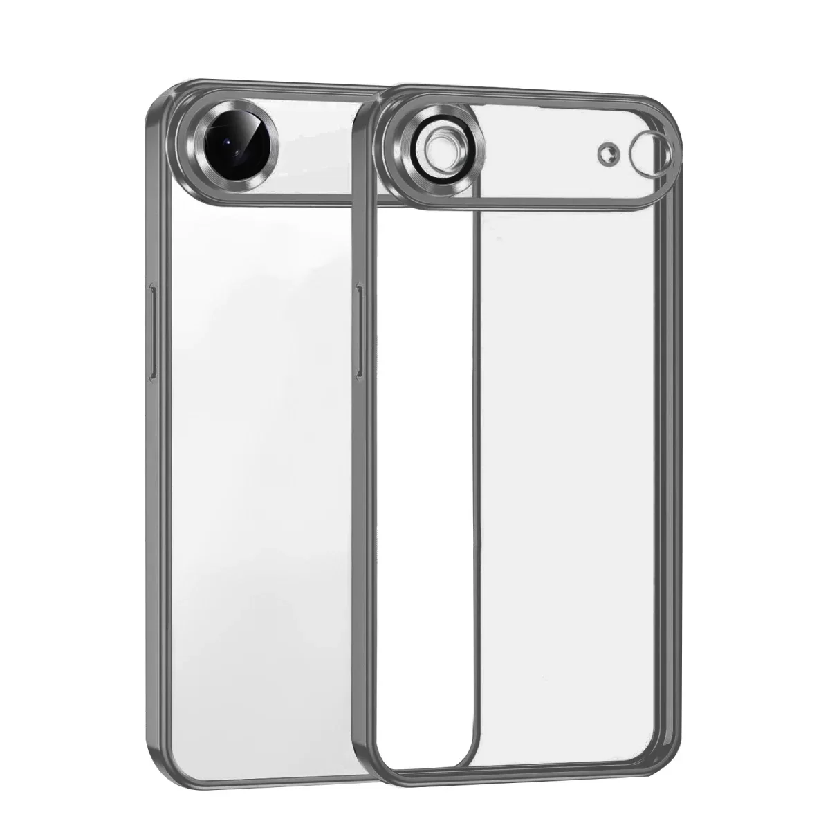 Newface Apple iPhone 17 Air Razer Lensli Silikon - Titan Gri
