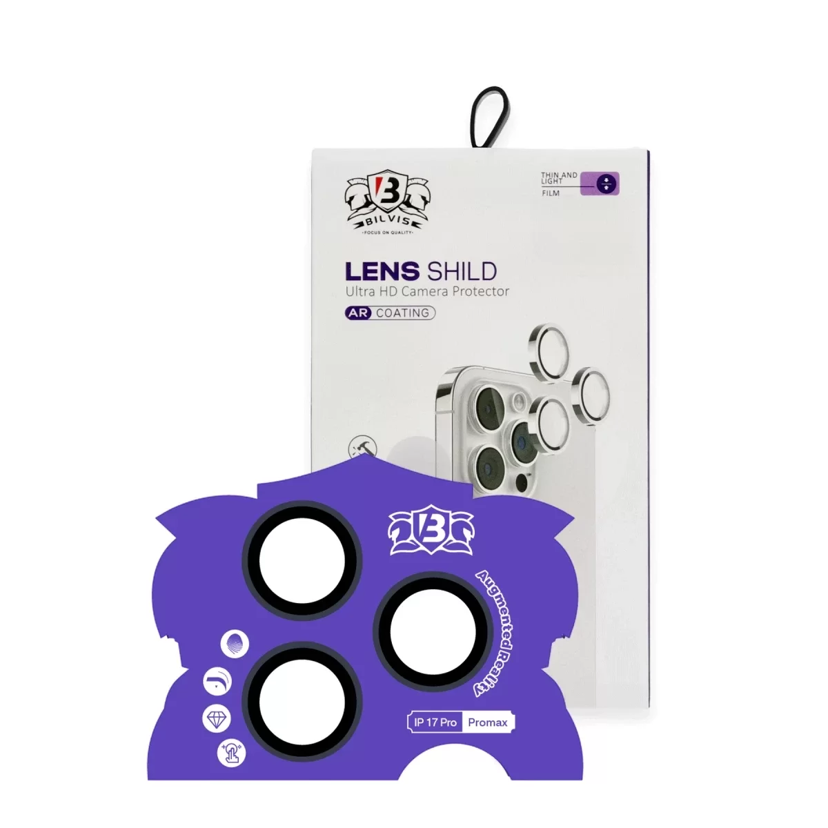 Newface Apple iPhone 17 Pro Max Bilvis Titan Kamera Lens - Lacivert