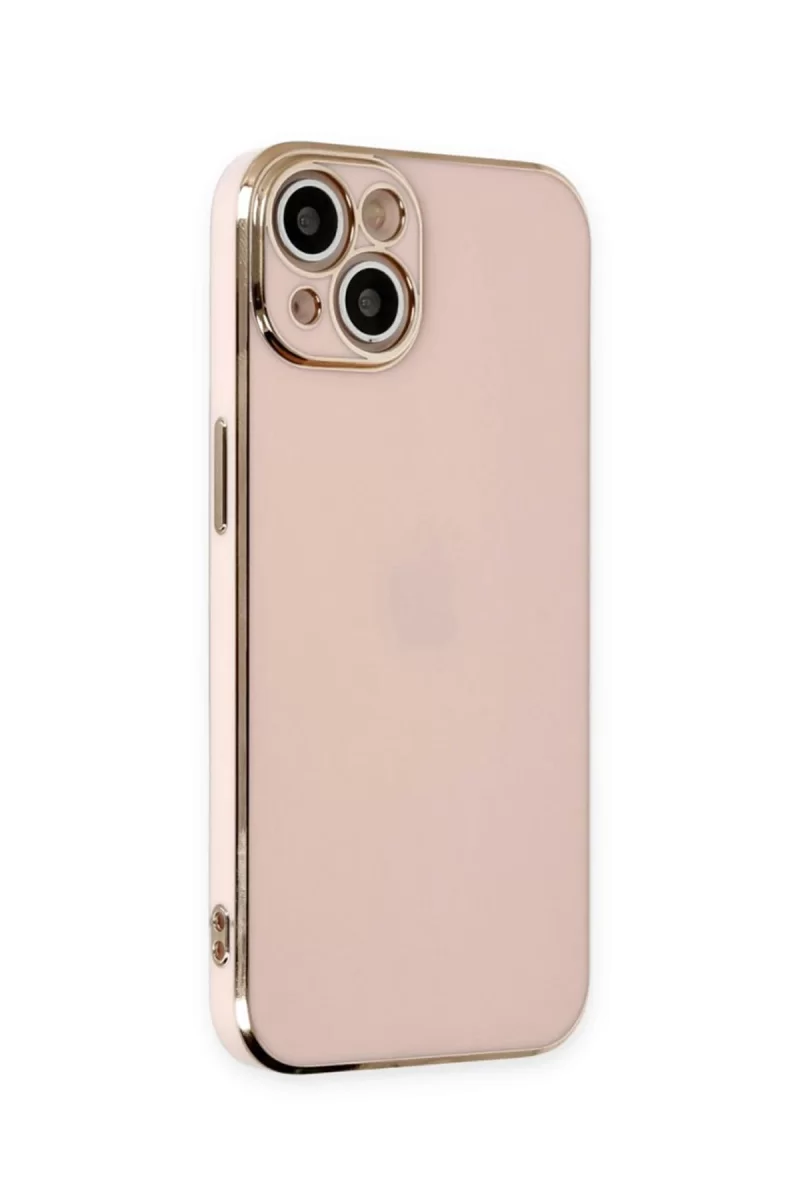 Newface Apple iPhone 15 Kılıf Volet Silikon - Pembe