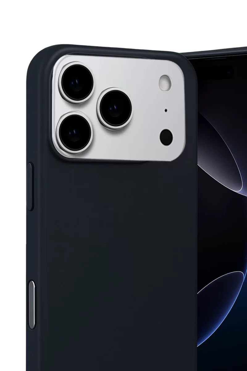 Newface Apple iPhone 17 Pro Nano içi Kadife Silikon - Siyah