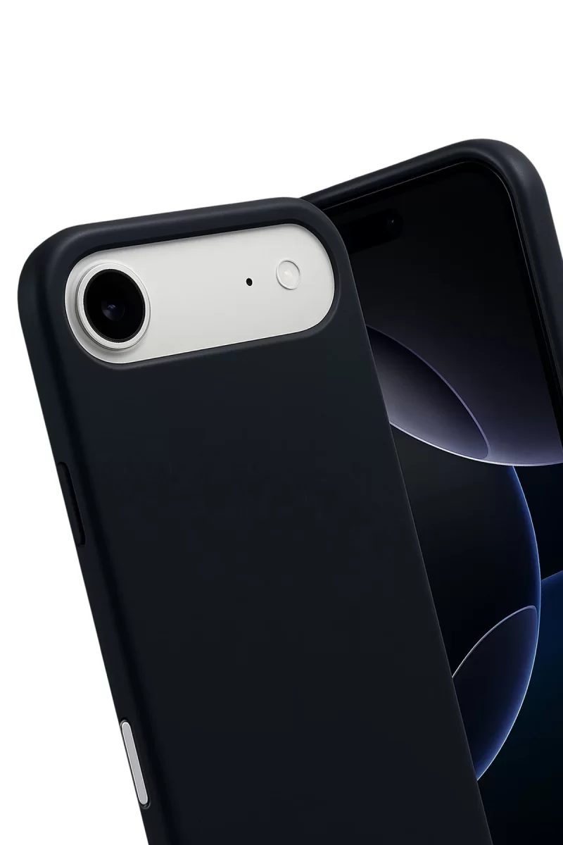 Newface Apple iPhone 17 Air Nano içi Kadife Silikon - Siyah