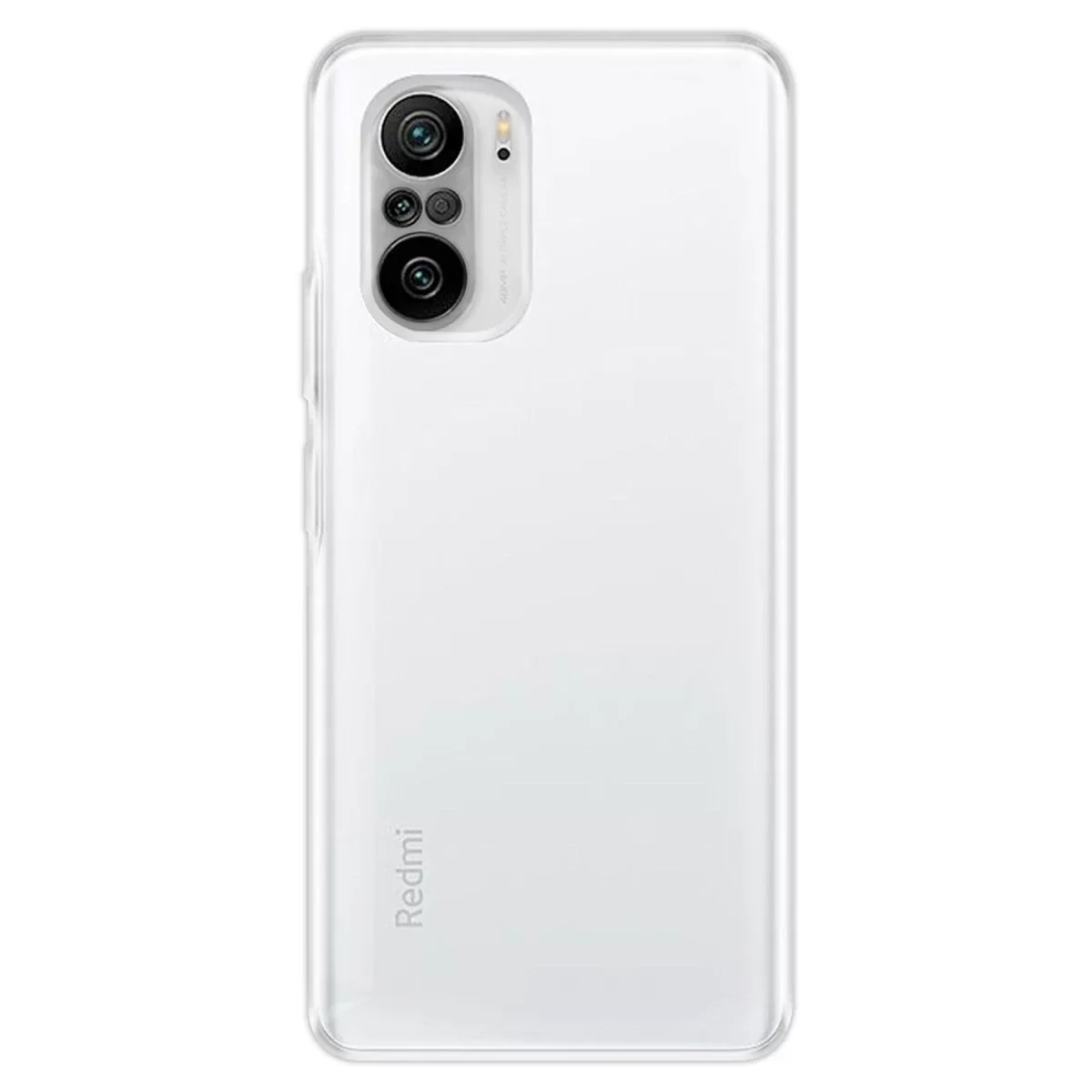 Newface Xiaomi Poco F3 Kılıf Deluxe 2mm Şeffaf Silikon - Şeffaf
