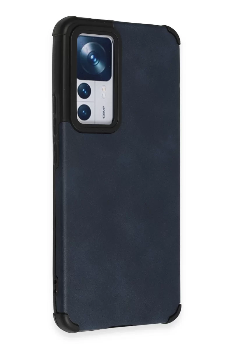 Newface Xiaomi Mi 12T Kılıf Loop Deri Silikon - Lacivert
