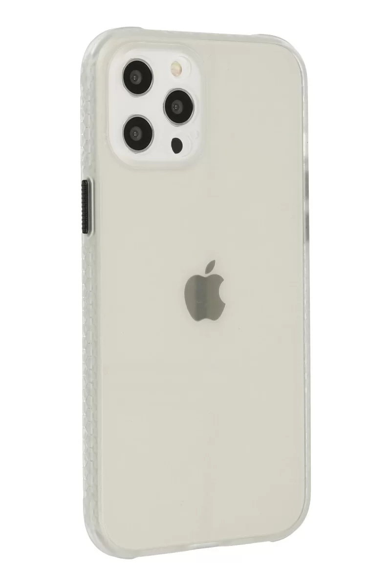 Newface Apple iPhone 12 Pro Kılıf Miami Şeffaf Silikon - Şeffaf