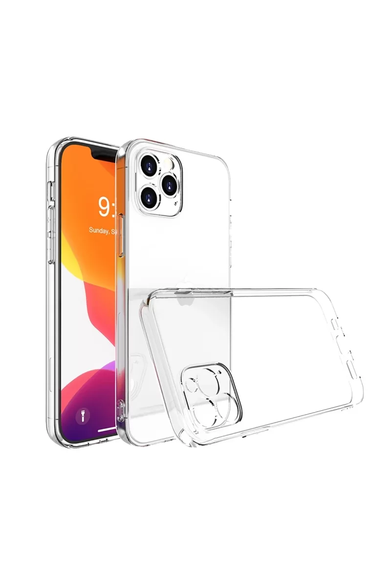 Newface Apple iPhone 15 Pro Max Kılıf Lüx Şeffaf Silikon