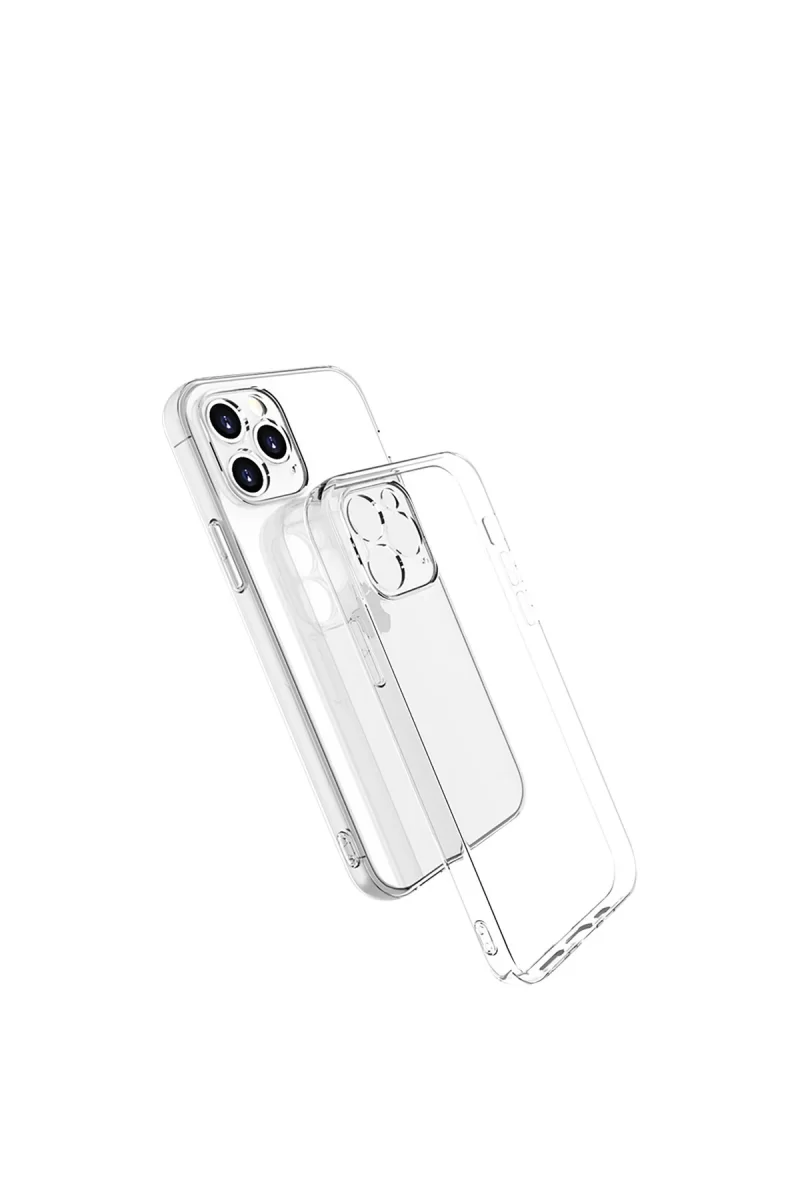 Newface Apple iPhone 15 Pro Max Kılıf Lüx Şeffaf Silikon