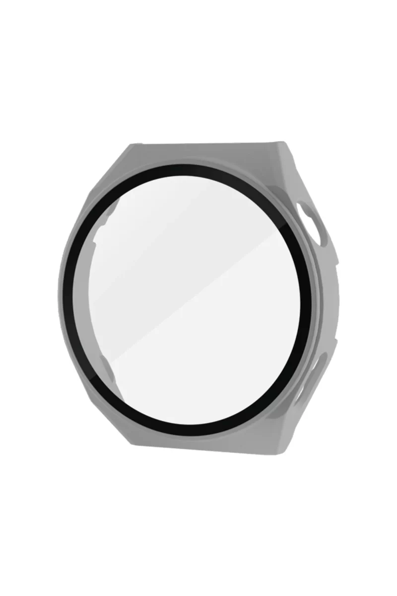 Newface Huawei Watch GT2 Pro 46mm Dota Camlı Kasa Ekran Koruyucu - Gri