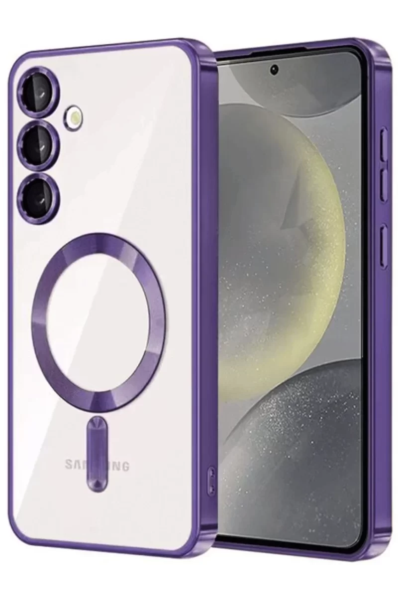 Newface Samsung Galaxy A15 4G Kross Magneticsafe Kapak - Mor