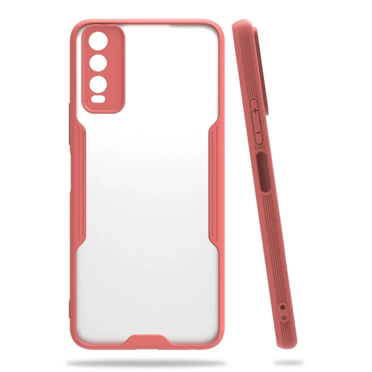 Newface Vivo Y11S Kılıf Platin Silikon - Pembe