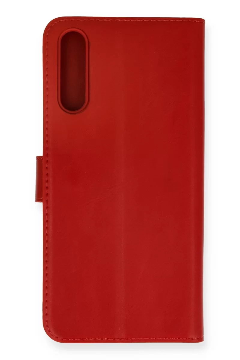 Newface Huawei P Smart S Kılıf Trend S Plus Kapaklı Kılıf - Kırmızı
