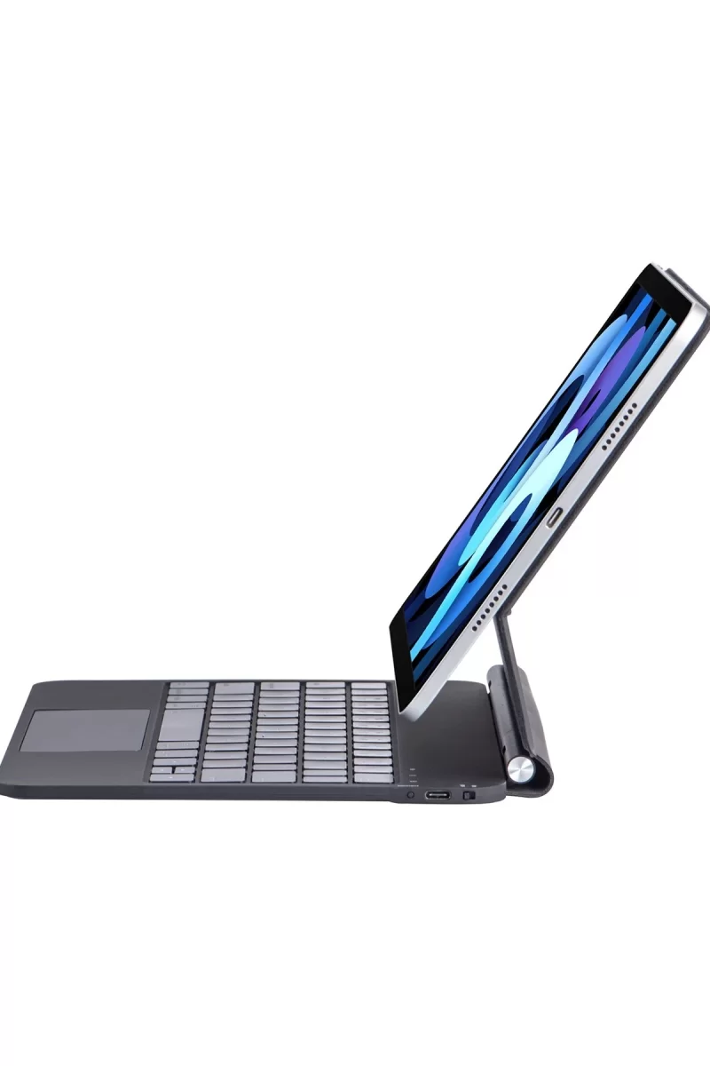 Newface Apple iPad Pro 13 (2024) Kılıf X9P Magic Manyetik Klavyeli Tablet Kılıfı - Siyah